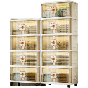 <span class=keywords><strong>Armario</strong></span> de Almacenamiento Plegable Moderno 2026 <span class=keywords><strong>con</strong></span> Doble <span class=keywords><strong>Persiana</strong></span> <span class=keywords><strong>Enrollable</strong></span>, <span class=keywords><strong>Armario</strong></span> de Plástico Plegable Sin Instalación para Guardería y Dormitorio - Product Image 5