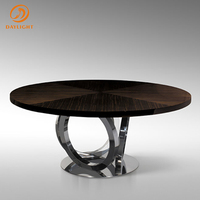 Service à thé chinois moderne et de luxe, ensemble rond en bois, pour salon, offre spéciale,