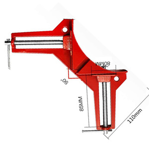 Pince d'angle à 90 degrés en alliage d'aluminium réglable pour le travail du bois et la fixation d'images - Product Image 4