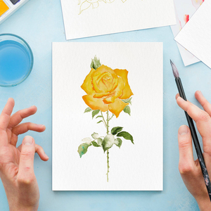 <span class=keywords><strong>Papier</strong></span> aquarelle à <span class=keywords><strong>dessin</strong></span> au trait très demandé, 100 % coton, 300 g/m², grain fin, 12 feuilles par carnet, spécial <span class=keywords><strong>peinture</strong></span> à l'aquarelle - Product Image 6