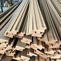Profils décoratifs en bois en forme de couronne en MDF, non apprêtés, pour la rénovation d'appartements - Vente en gros fabricant