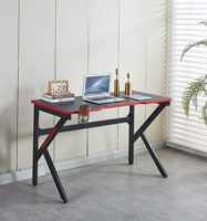 Vente en gros de tables de jeu modernes de style course pour e-sport Bureaux de jeu pour ordinateur de bureau Bureau et bureau d'étude pour usage domestique