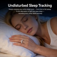 Anneau intelligent SR03, surveillance de la santé 24h/24, suivi du sommeil, oxymètre de pouls, variabilité de la fréquence cardiaque, modes sportifs, photographie à distance