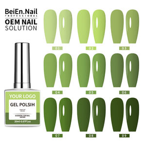 Esmalte <span class=keywords><strong>de</strong></span> Uñas en Gel UV BeiEn <span class=keywords><strong>de</strong></span> 18ml 20ml, Logotipo Personalizado, Alta Pigmentación, Laca Verde, Barniz, OEM, Venta al por Mayor por <span class=keywords><strong>Kilo</strong></span>, Lámpara LED, Botella Francesa - Product Image 6