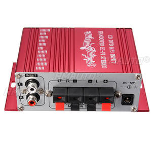 Amplificateur audio stéréo HiFi KROAK Mini 20w*20w pour voiture, MP3, radio FM, bateau, 2 canaux stéréo, haut-parleur DVD, bleu, rouge - Product Image 5