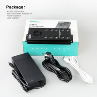 Fuente de Alimentación de 120 Vatios con Carcasa Metálica Resistente, Cargador USB con Concentrador USB de 10 Puertos para Macbook, Mac Pro, iMac