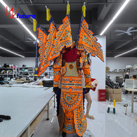 Costume d'opéra chinois en fibre optique pour spectacle, défilé de carnaval, événement thématique, ouverture de boîte de nuit, soirée dansante, spectacle sur scène