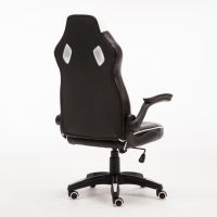 Chaise d'ordinateur PU avec logo personnalisé Chaise de jeu ergonomique à hauteur réglable en cuir