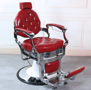 Sedia da Parrucchiere Regolabile con Schienale Reclinabile per Uomo, Speciale per Saloni di Bellezza, Produzione Diretta - Product Image 1