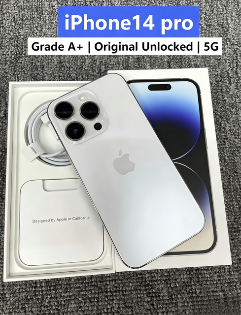 Bulk Supply Original iPhone 14 Pro Used Unlocked 5G 128GB 256GB A+Grade Ready to Ship Wholesale