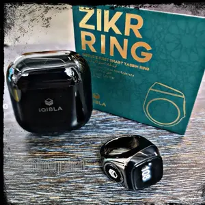 Iqibla แหวนอัจฉริยะสำหรับติดเคาน์เตอร์, นาฬิกาปลุกสำหรับมุสลิม Azan Sunriser Zikr สำหรับโทรศัพท์