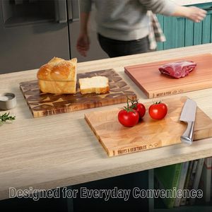 Juego <span class=keywords><strong>de</strong></span> <span class=keywords><strong>Tablas</strong></span> <span class=keywords><strong>de</strong></span> Cortar Multifuncionales Hechas a Mano para <span class=keywords><strong>Cocina</strong></span>, con <span class=keywords><strong>Tablas</strong></span> <span class=keywords><strong>de</strong></span> Madera Resistentes, Reutilizables e Impermeables con Diseños - Product Image 6