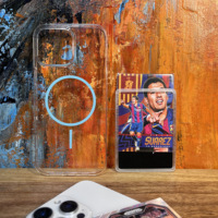 Nouvelle coque de protection magnétique en TPU de haute qualité pour 17 Pro Max 16 Pro, motif Pokémon dessin animé, estampage à chaud