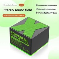 X1 untuk Speaker Mini 5.0 Mikrofon Terintegrasi Subwoofer Portabel Desain Ringkas untuk Luar Ruangan