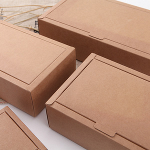 Custom <b>Box</b> Low MOQ Brown Kraft Paper Folding Boxes - Eco-Friendly Flip-Top Corrugated Mailer Boxes - Product Image 4