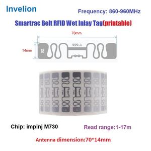 Étiquette RFID UHF à longue portée Smartrac Web RFID Wet Inlay, puce Impinj M730 U8, autocollant RFID 18000-6c pour la gestion du suivi des actifs - Product Image 4