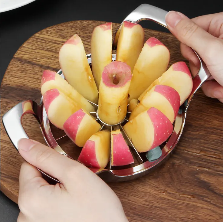 Trancheur de pommes facile à utiliser, ustensile de cuisine pour fruits multi-lames tranchantes