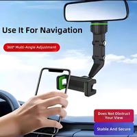 Support de téléphone portable pour rétroviseur de voiture, nouveau modèle 2026, support de navigation multifonctionnel fixe pour camions de grande taille
