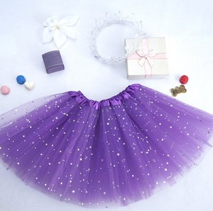 Falda Tutú Infantil para Niña, Falda Tutú Mini con Estampado de Estrellas para Niñas de 3 a 10 Años, Tutú de Ballet - Product Image 5