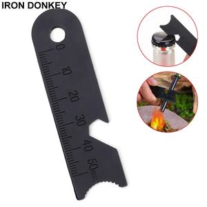 IRONDONKEY Outdoor Camping Stahl Feuers tarter Produktions werkzeug Zubehör Cer Rod Flint Scraper Factory Feuers tarter Werkzeuge - Product Image 6