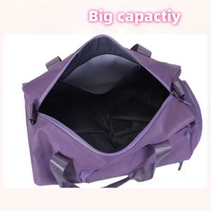 Bolsa Deportiva Personalizada con Logotipo, Seca y Húmeda, Duradera, con Compartimento para Zapatos de Gimnasio, para Yoga, Entrenamiento, Fin de Semana, Viajes Cortos, Bolsa de Hombro, Marca Fitness - Product Image 4