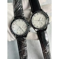 Hochwertige Luxus-Taucheruhr für Herren Edelstahl Saphirglas Chronographen-Funktionen Vollautomatisches Mechanisches Uhrwerk