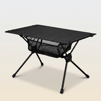 Mesa Plegable Moderna de Aleación de Aluminio Ligera para Camping y Picnic - Muebles Portátiles para Exteriores, Playa y Tiendas de Campaña