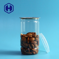 209 #   Boîtes en plastique PET de 350 ml sans BPA, de qualité alimentaire, pour collations, graines de melon, noyaux, noix, biscuits et chocolat, avec ouverture facile