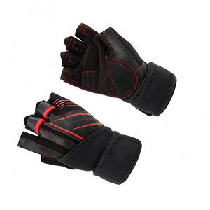 Customized Fitness Weightlifting Gym Gloves For Men & Women Wholesale Price Leather Custom Made Protective Gym Gloves Hand Wear - Product Image 4