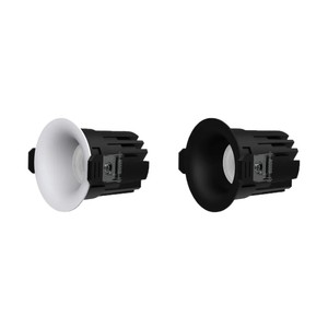 Spot encastré moderne en aluminium noir à haute efficacité, anti-éblouissement profond, fixe, intelligent, à intensité variable, LED 90 CRI 4100K - Product Image 1