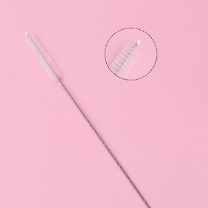 Cleaning <b>Brush</b> 304 Stainless Steel Long Handle For Baby Bottle Cup Test Tube Cleaning - Product Image 1