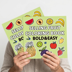 Nouveauté, prix de gros, cahier de <span class=keywords><strong>coloriage</strong></span> sur le thème des <span class=keywords><strong>fruits</strong></span>, 40 pages, jouets de dessin pour enfants - Product Image 4
