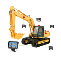 Usine OEM Hot HD 7 pouces 2 canaux entrées vidéo surveillance des angles morts moniteur de voiture rabattable avec frein