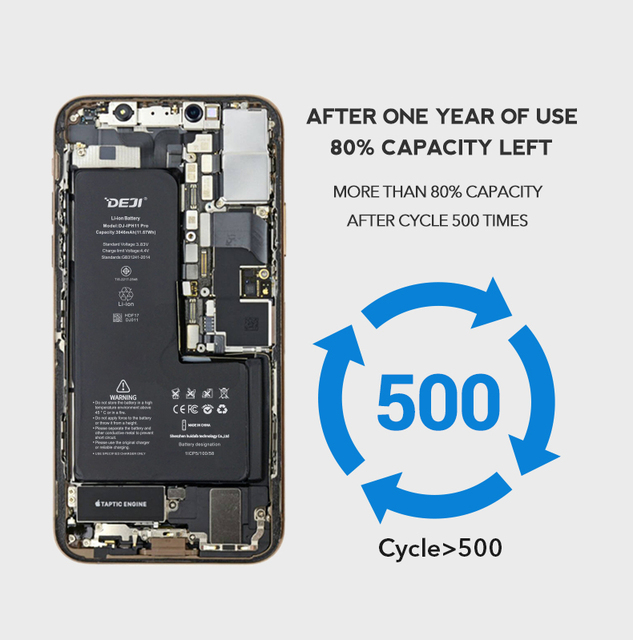 DEJI Oem Factory Battery for High Capacity iphone Battery Distributor 11PRO 11 Pro Replacement Battery