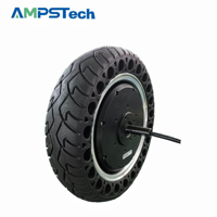 Moteur servo à moyeu étanche pour extérieur AMPSTech à arbre unique, 12 pouces, 48 V CC, 30 Nm, charge de 500 kg