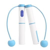 Corde à sauter multifonctionnelle sans fil en acier avec capteur, minuterie à nombre fixe et compteur de calories pour le fitness et la perte de poids, idéale pour les étudiants