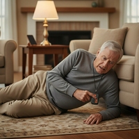 Alarme personnelle sans fil pour personnes âgées, surveillance 24h/24 et 7j/7, détecteur de chute automatique pour la maladie d'Alzheimer, traceur GPS 4G