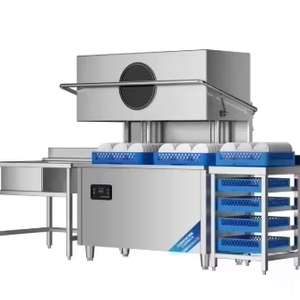 غسالة أطباق تجارية من الفولاذ المقاوم للصدأ 304 طراز JEEKI JK-DT680 بسعة 80-160 سلة/ساعة مع تعقيم بالبخار عالي الحرارة - Product Image 3