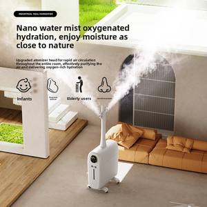 <span class=keywords><strong>เครื่อง</strong></span>เพิ่มความชื้นในอากาศแบบอัลตราโซนิก 25 ลิตร พร้อมไอออนซิลเวอร์ ป้องกันแบคทีเรีย ล้อเลื่อนเคลื่อนย้ายสะดวก โหมดพักผ่อนเพียงคลิกเดียว ระบบพ่นไอน้ำคู่ เสียงเงียบ <36 เดซิเบล เหมาะสำหรับโรงแรมและใช้ในบ้าน - Product Image 3