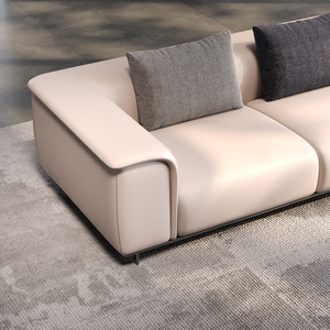 Sofás Modulares de Oficina de Lujo, Diseño Administrativo Moderno, Muebles de Oficina de Estilo Italiano, Conjunto de Sofás de Cuero - Product Image 5