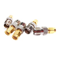 Connecteur d'adaptateur RF Prise mâle SMA vers prise femelle TNC Adaptateur 50Ohm Type droit
