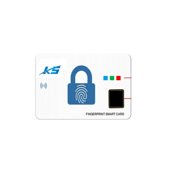 Aktif veya pasif RFID erişim kontrolü parmak izi kartı