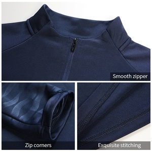 Survêtements personnalisés pour hommes, vêtements de sport, jogging, survêtement de football, survêtement de haute qualité, fermeture éclair intégrale, velours, ensemble de survêtement décontracté pour l'entraînement 905 - Product Image 4