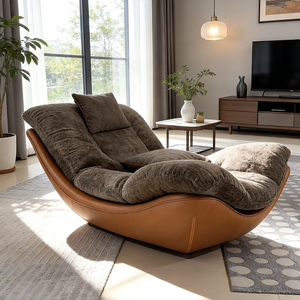 <span class=keywords><strong>Fauteuil</strong></span> de salon en tissu de luxe moderne, <span class=keywords><strong>fauteuil</strong></span> inclinable en tissu moelleux <span class=keywords><strong>pour</strong></span> le salon, meubles de maison - Product Image 6