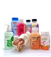 Etiquetas de Botella Personalizadas de Fábrica, Impresas, Duraderas, de PET Termoencogible, Impermeables, Ecológicas y Reutilizables para Whisky, Vino y Cerveza
