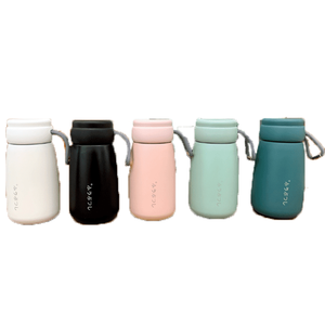 Taza Reutilizable Personalizada de 380 ml, Mini Taza Portátil de Doble Pared, Aislada al Vacío, de Acero Inoxidable, Ecológica, para Deportes, Escuela, Campamento, Agua - Product Image 2