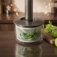 Hachoir à viande électrique 5 en 1 et robot culinaire, moulin à poivre, déshydrateur de salade, éplucheur de raisins, pompe à vide pour la maison et les restaurants