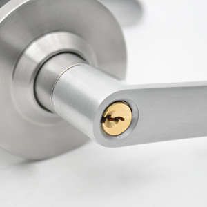 円筒形レバーセット プレミアムレバー ドアハンドル ロックセット メーカー直販 耐久性のある室内ドアロック - Product Image 5