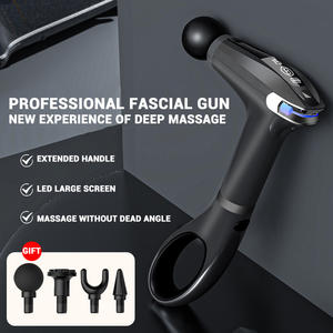 Nouvelles tendances sans fil détachable poignée étendue masseur de dos Percussion Vibration Muscle Relax Fascia pistolet de Massage - Product Image 2