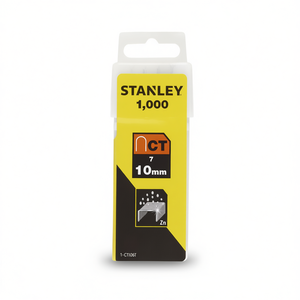Grapas Stanley de 10 mm Tipo 7 con Recubrimiento de Zinc, Paquete de 1000 - Product Image 2